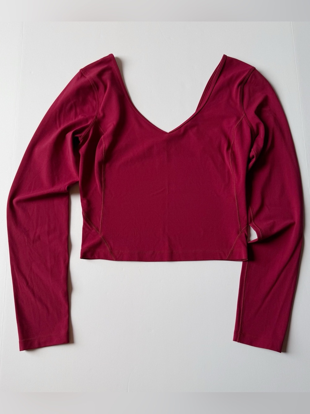 Lululemon Align Long Sleeve Shirt Deep Wine size 6
